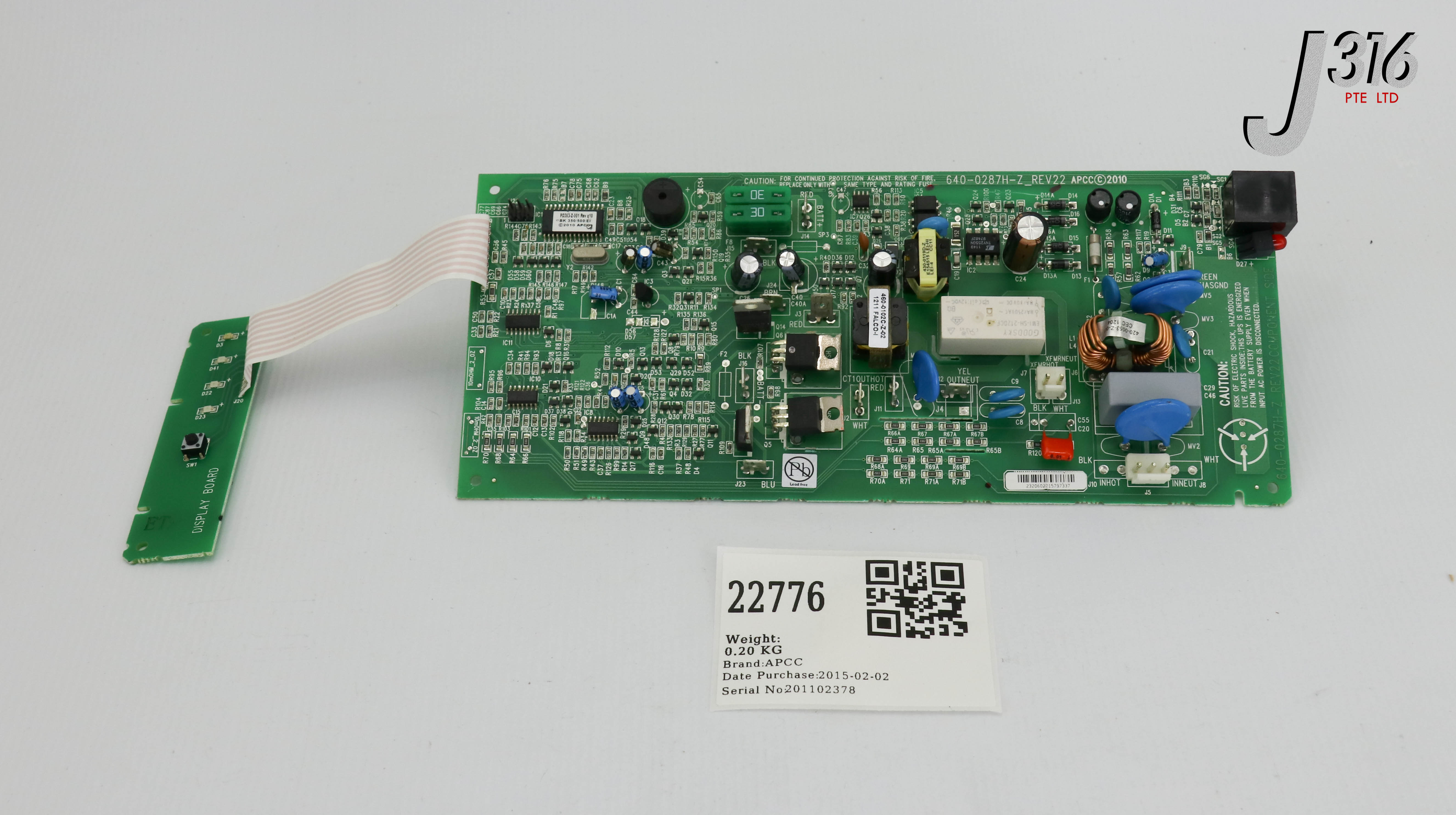 ケース 22776 APCC PCB ASSY 640-0287H-Z | eBay